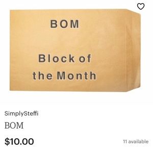 Quilt Block of the month kit